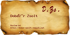 Dobár Zsolt névjegykártya